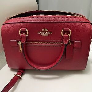 Coach bag new without tags red doctor style